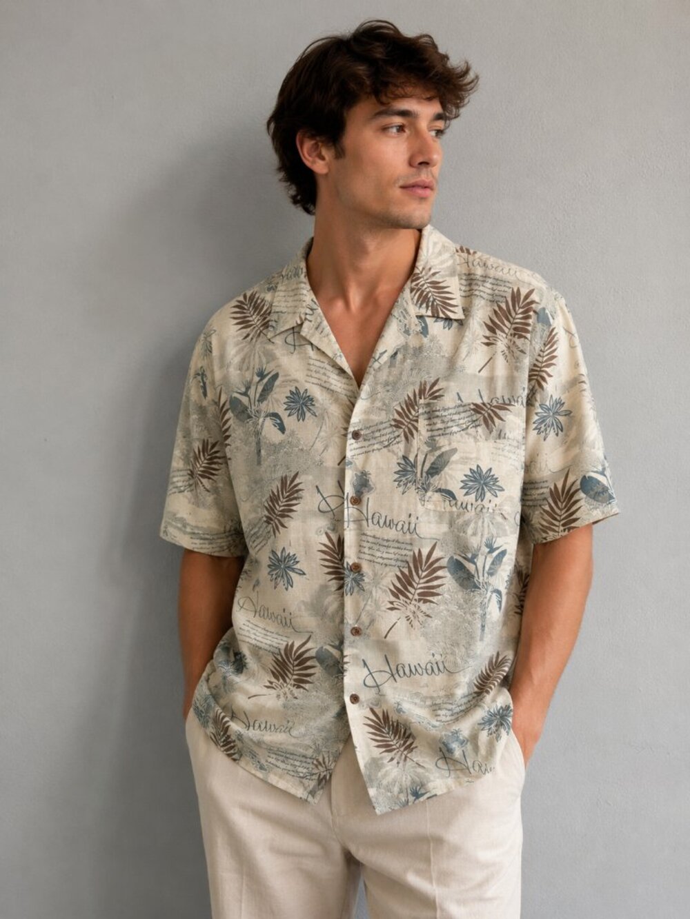 Vintage SOLITUDE 100% Silk Hawaiian Shirt • Men’s XXL • Washable Silk